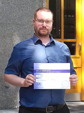 Cenu za nejlepší poster na České lipidomické konferenci získal Dr. Lukáš Opálka