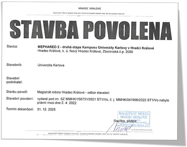 Stavba povolena